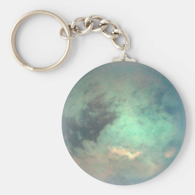 Chaveiro A Lua do planeta Saturno Titã (Frente)