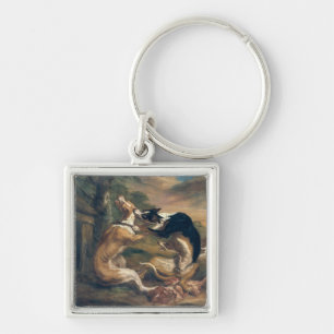 Chaveiro A luta de cão, 1678