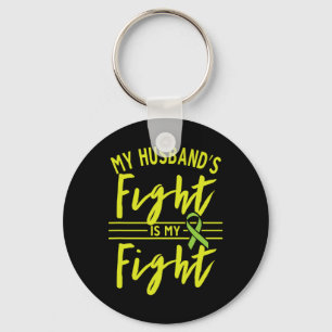 Chaveiro A Luta Do Meu Husbynd É A Minha Luta Contra A Doen