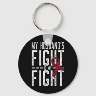 Chaveiro A Luta do Meu Marido é a Anemia das Células Falcif