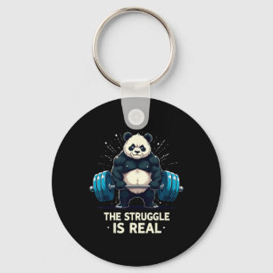 Chaveiro A Luta É Um Motivo Engraçado Para O Egim Panda Wor