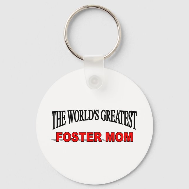 Chaveiro A Maior Foster Mãe do Mundo (Frente)