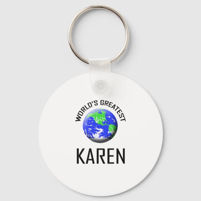 Chaveiro A Maior Karen do Mundo (Frente)
