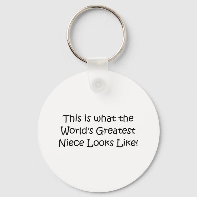 Chaveiro A Maior sobrinha do mundo (Frente)