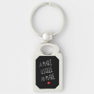 Chaveiro A Mari Usque Ad Mare Keyring, Motto Canadense