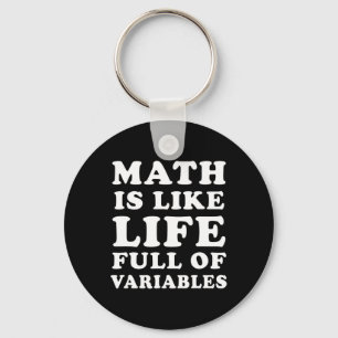 Chaveiro A Matemática É Como A Vida Engraçada Piadas De Pro