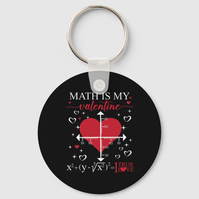 Chaveiro A Matemática É Meu Namorado Geometria Professor De (Frente)