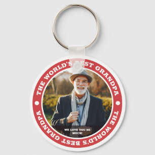 Chaveiro A melhor foto personalizada do avô do mundo