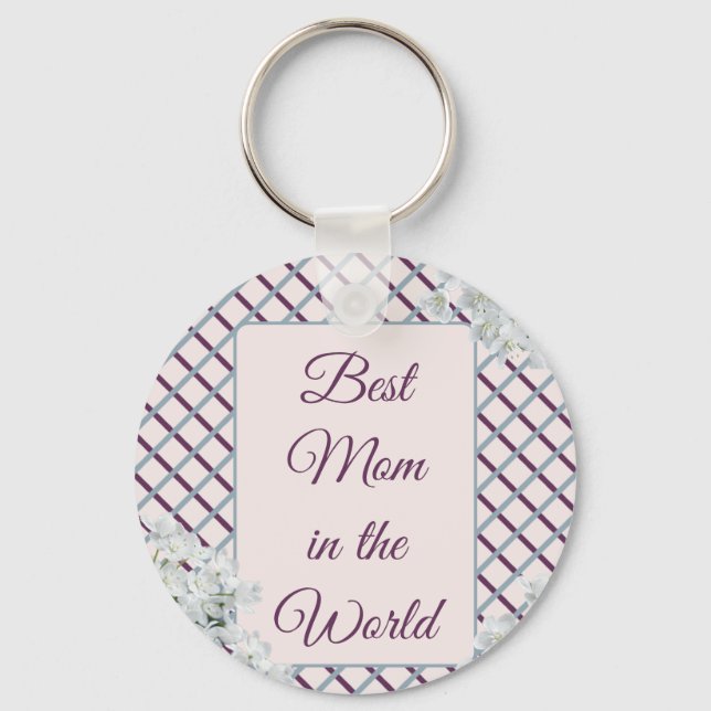 Chaveiro A melhor mãe do mundo (Frente)