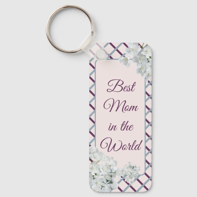 Chaveiro A melhor mãe do mundo (Frente)