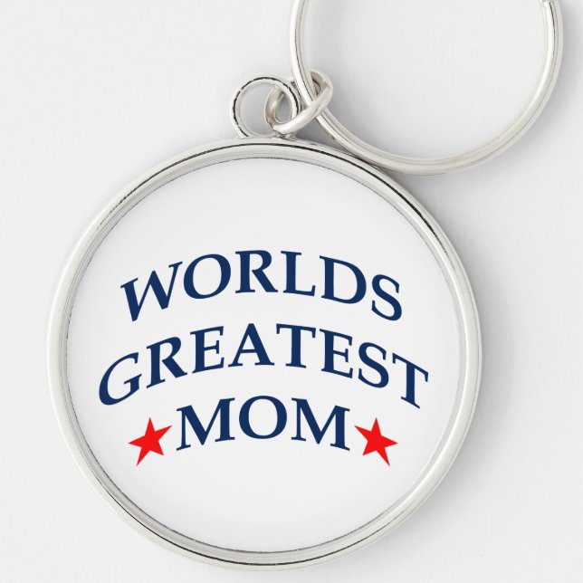 Chaveiro A melhor mãe do mundo (Frente)