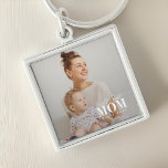 Chaveiro A melhor mãe do mundo desde a 20XX Foto moderna<br><div class="desc">Esta design simples e moderna é composta de sans serif e tipografia cursiva lúdica e adiciona uma foto personalizada.</div>