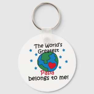 Chaveiro A melhor papá pertence-me