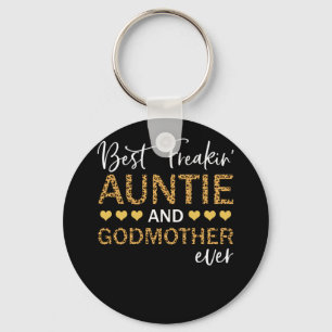 Chaveiro A Melhor Tia E A Madrinha Nunca Lepard