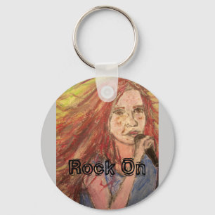 Chaveiro A Menina Rocker Mais Fria Agita