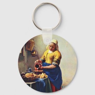 Chaveiro A Milkmaid [1]. Por Johannes Vermeer