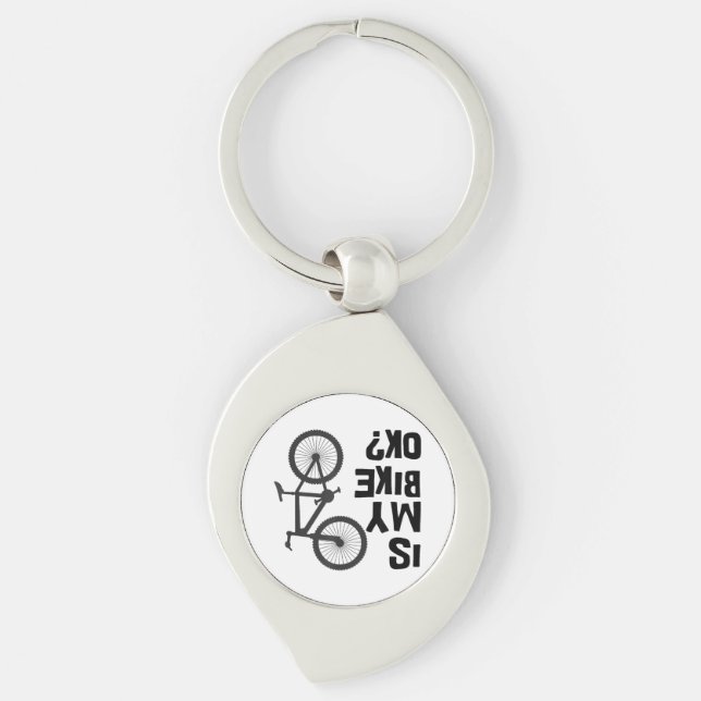 Chaveiro A Minha Bicicleta Está Engraçada? (Frente)