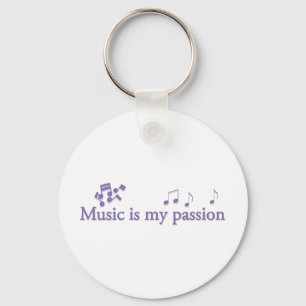 Chaveiro A música é minha paixão