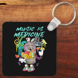 Chaveiro A música urbana é Grafite de medicina