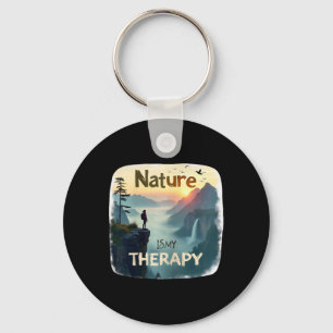 Chaveiro A Natureza É Minha Terapia - Caminhada - Mulheres