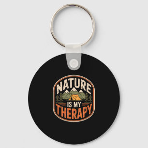 Chaveiro A natureza é terapia camping aventura ao ar livre