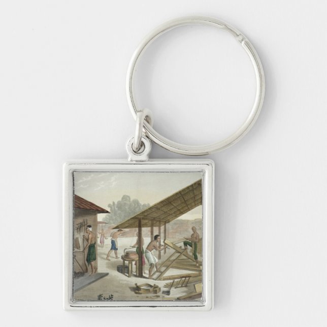 Chaveiro A oficina da carpintaria em Kupang, Timor, chapeia (Frente)