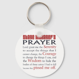 Chaveiro A oração de gerente de palco