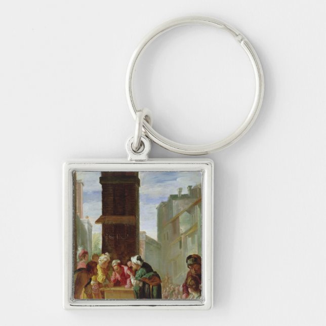 Chaveiro A parábola da pérola preciosa (Frente)