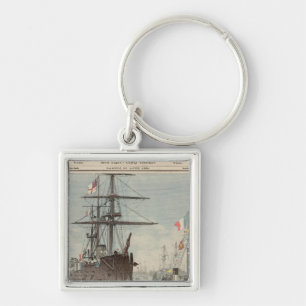 Chaveiro A pequena frota francesa em Portsmouth
