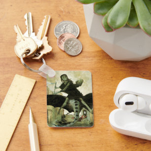 Chaveiro A Peste por Arnold Bocklin, Simbolismo Vintage