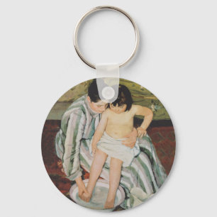 Chaveiro A Pintura do Banho de Mary Cassatt Child