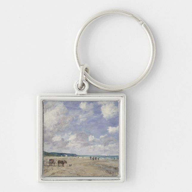 Chaveiro A praia em Tourgeville, 1893 (Frente)
