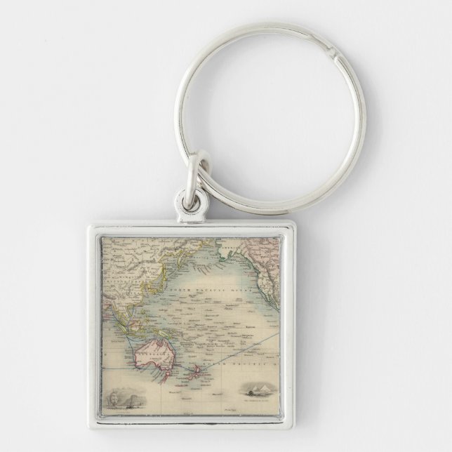 Chaveiro A Projeção do Mundo no Mercator (Frente)