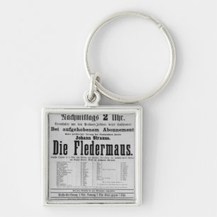 Chaveiro A propaganda de poster morre Fledermaus por Johann