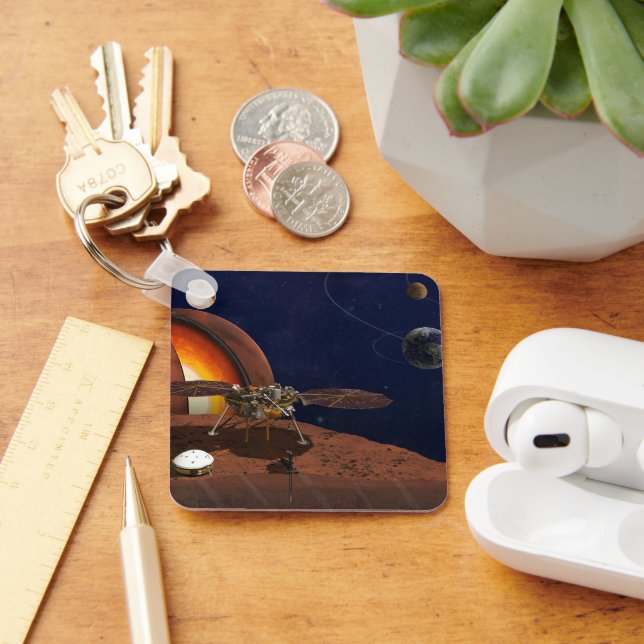 Chaveiro A Representação Do Artista Do Insight Lander. (Mesa)