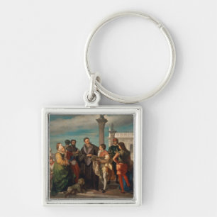 Chaveiro A reunião entre Titian (1488-1576) e Verones