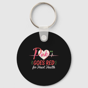 Chaveiro A rosa pia pisa penteia vermelhos consciência saúd