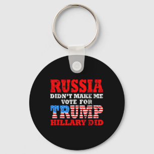 Chaveiro A Rússia não me fez votar em Trump, Hillary fez