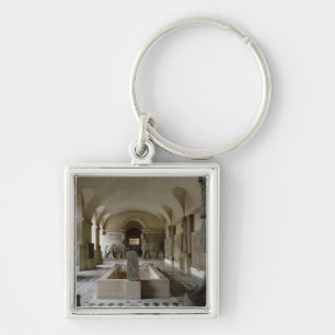 Chaveiro A sala Assyrian no Louvre em Paris (foto)