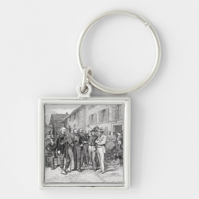 Chaveiro A sala de clube de Zermatt em 1864, "da subida (Frente)