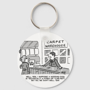 Chaveiro A Sala de Tapete não vende Cachorros. Engraçado