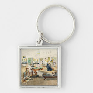 Chaveiro A sala do verão na casa do artista em Patna,