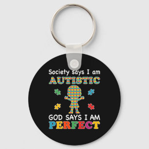 Chaveiro A Sociedade Diz Que Eu Sou Autista Deus Diz Que So