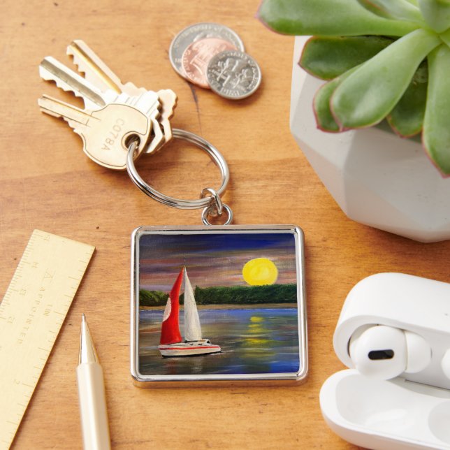 Chaveiro A Sunset Sail, por Gary Poling (Mesa)