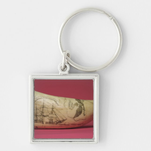 Chaveiro A Susan na costa do Scrimshaw de Japan (Frente)