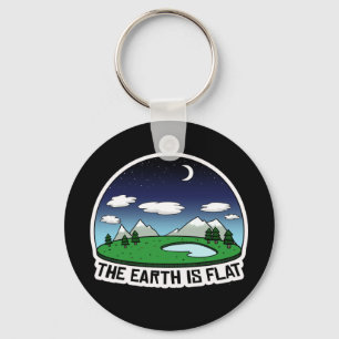 Chaveiro A terra é lisa