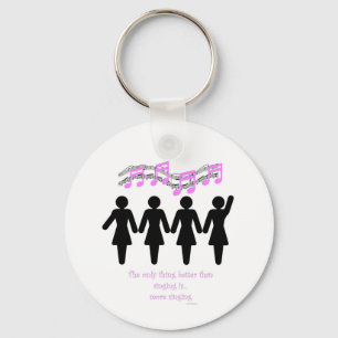 Chaveiro A única coisa melhor do que cantar