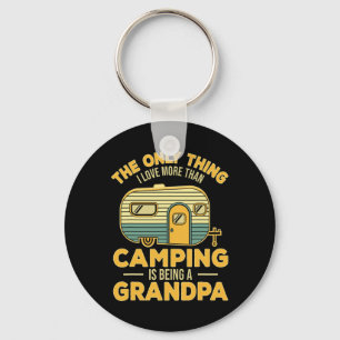 Chaveiro A única coisa que eu amo mais do que acampar é ser