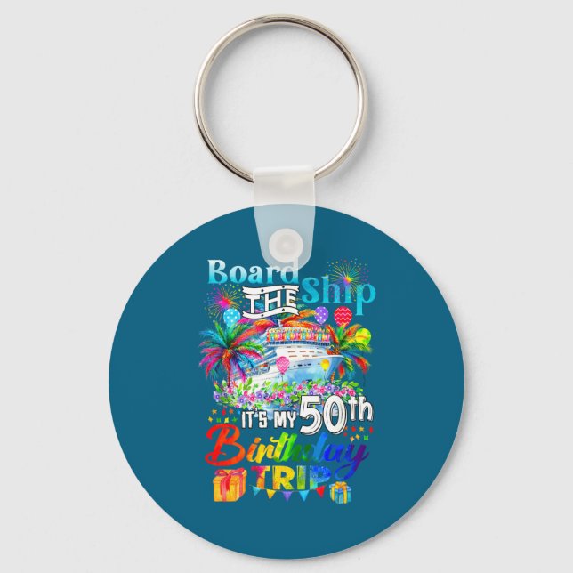 Chaveiro A Viagem de 50 Anos do Meu Navio (Frente)