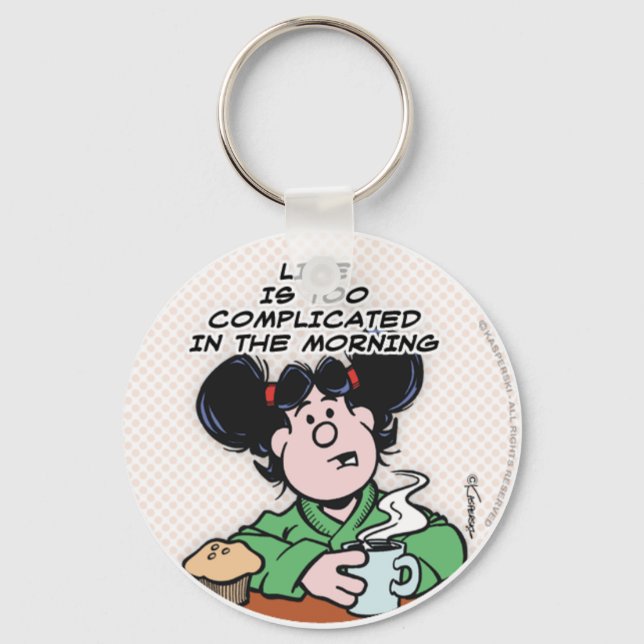 Chaveiro A Vida Da Manhã (Frente)